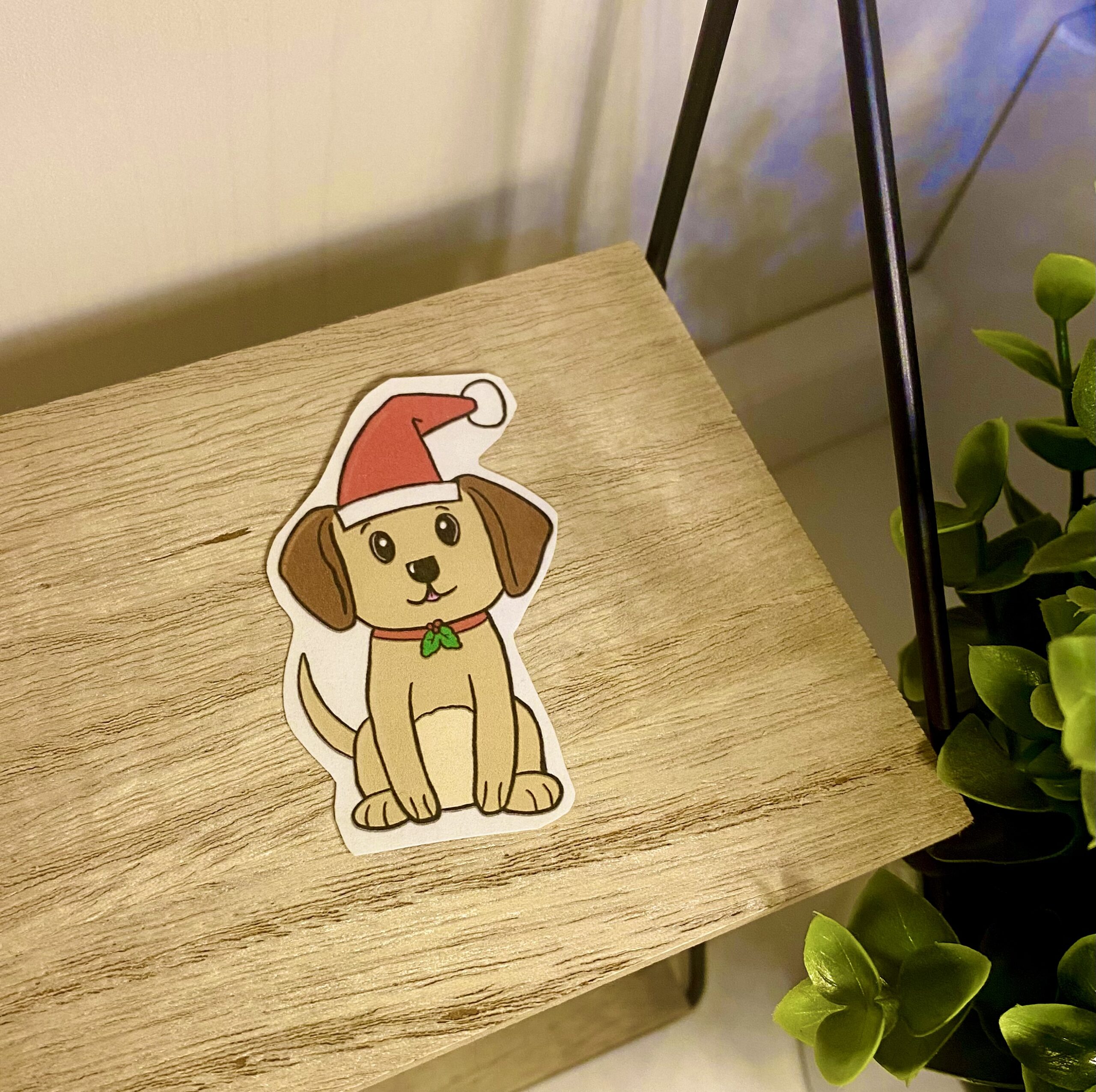 Christmas Dog Sticker