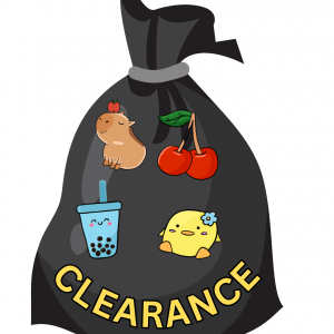 $5 CLEARANCE sticker bag