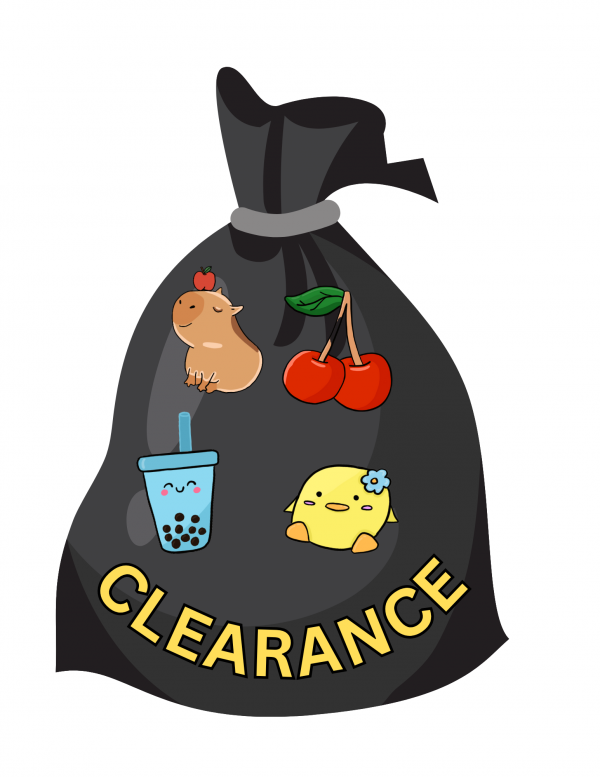 $5 CLEARANCE sticker bag